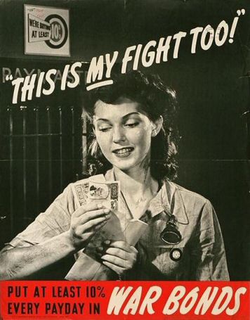 Poster: This is MY fight too! Put at least 10% every payday in War Bonds